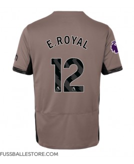 Günstige Tottenham Hotspur Emerson Royal #12 3rd trikot Damen 2023-24 Kurzarm